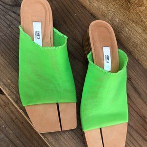 Miista Mesh/Net Mules Sandals NEW NIB